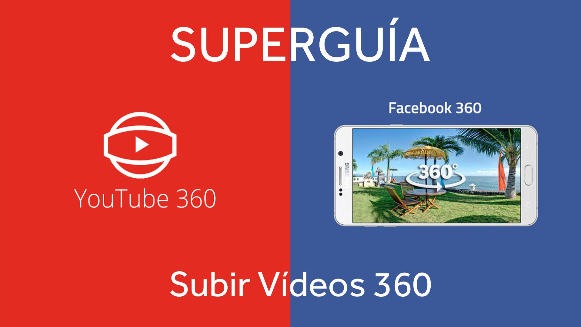 Superguía: ¿Cómo subir tus vídeos 360 a Youtube y Facebook?